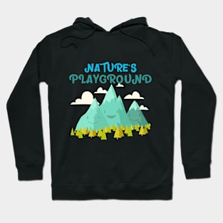 Nature's Playground Mountain Rock Climbing Hoodie